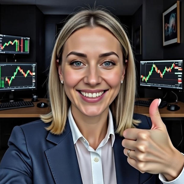 Trader profissional operando com MetaTrader 5